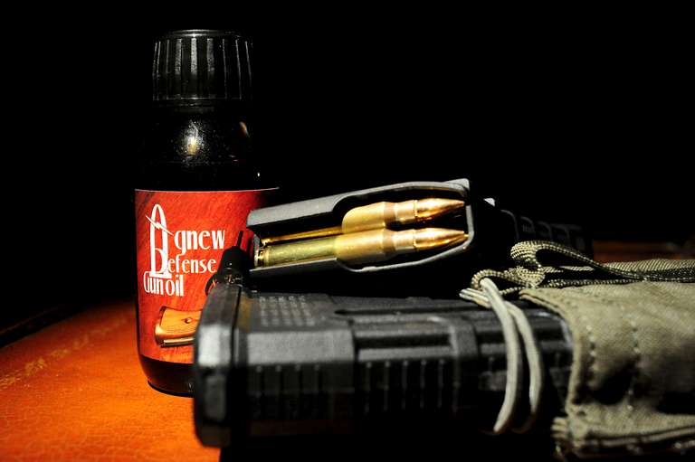 Agnew Defense Gun Oil with .223 Magazines